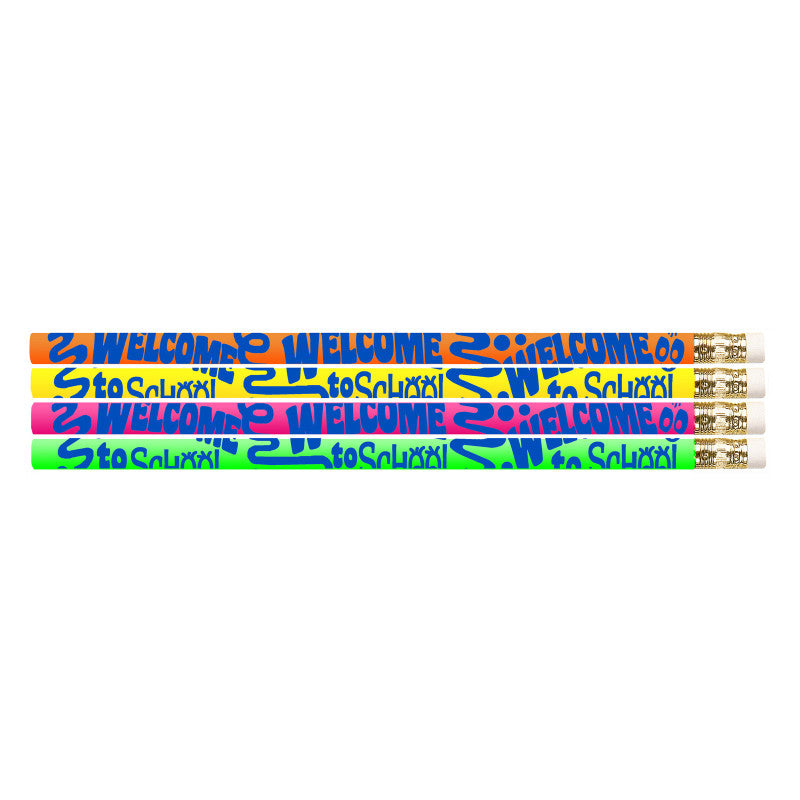 MUSGRAVE PENCIL COMPANY - Welcome To School Motivational Pencils, Pack of 144