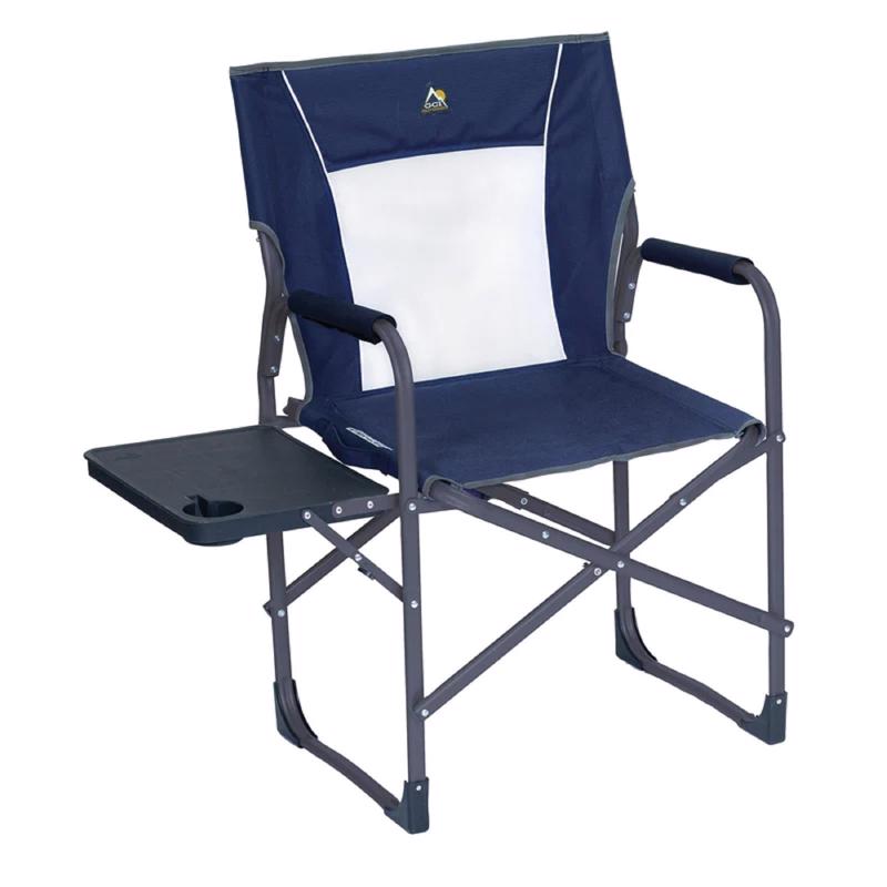 GCI OUTDOOR - GCI Outdoor Slim-Fold Navy Blue Director's Folding Chair