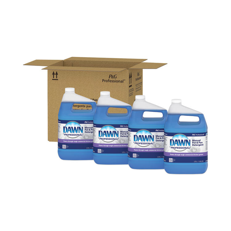 Dawn Professional - Manual Pot/Pan Dish Detergent, Lemon, 38 oz Bottle, 8/Carton