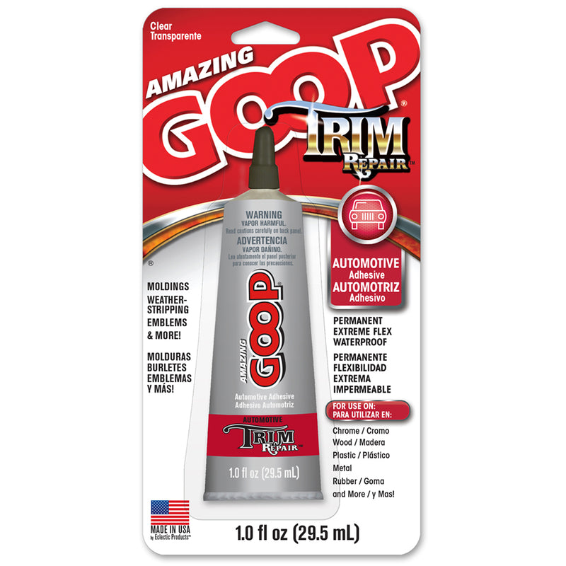 AMAZING GOOP - Amazing Goop Trim Repair Permanent Strength Automotive Adhesive Gel 1 oz