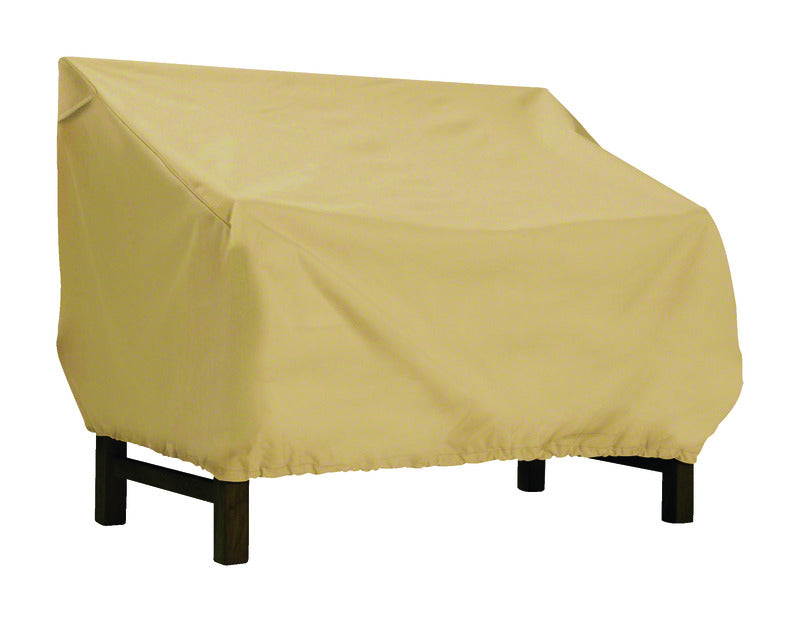 CLASSIC ACCESSORIES - Classic Accessories Terrazzo 31 in. H X 32 in. W X 87 in. L Sand Polyester Loveseat Cover