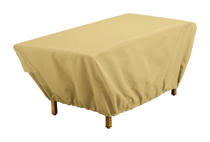 CLASSIC ACCESSORIES - Classic Accessories 18 in. H X 25 in. W X 48 in. L Brown Polyester Coffee Table Cover