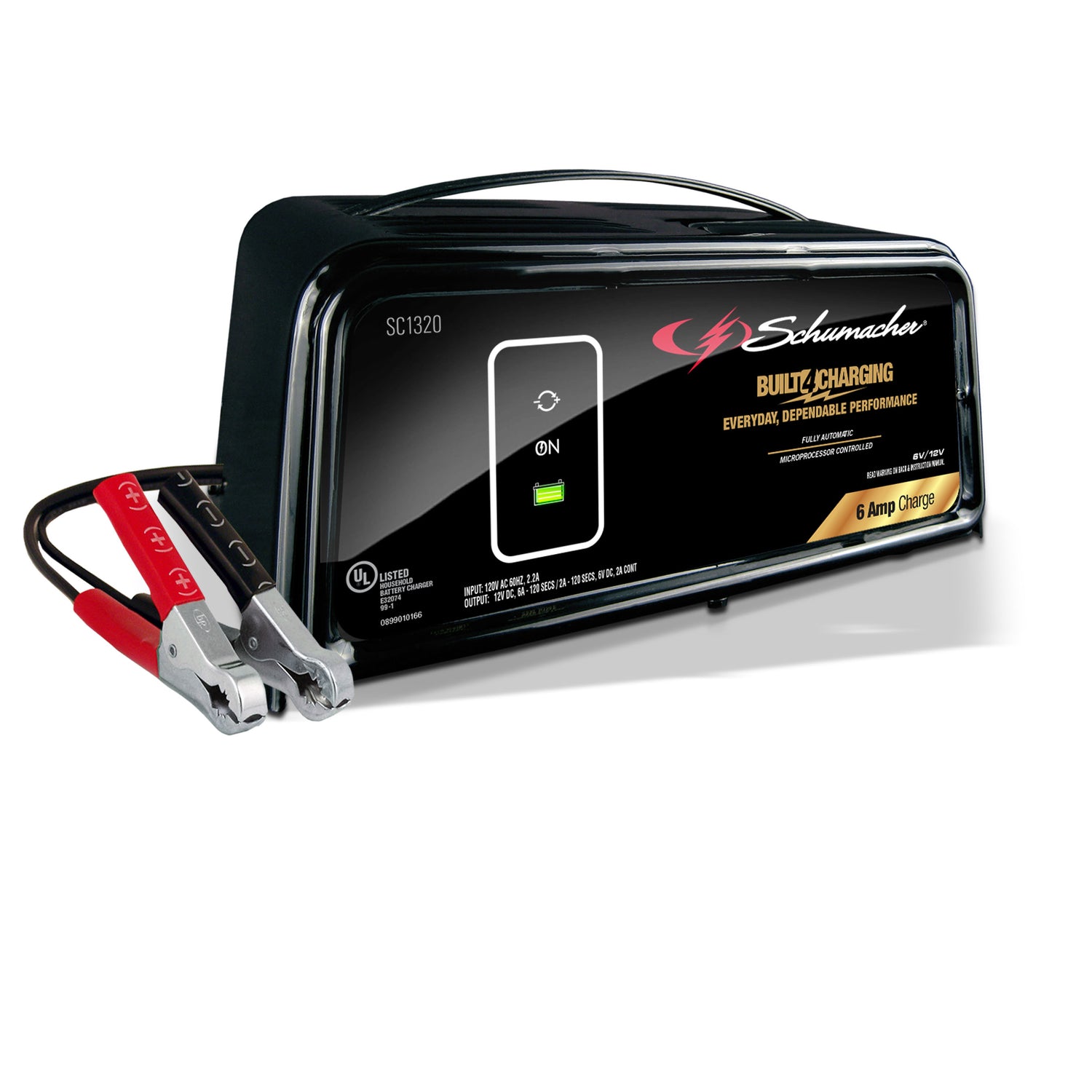 Schumacher Automatic 12 V 6 amps Battery Charger/Maintainer - Case of 2