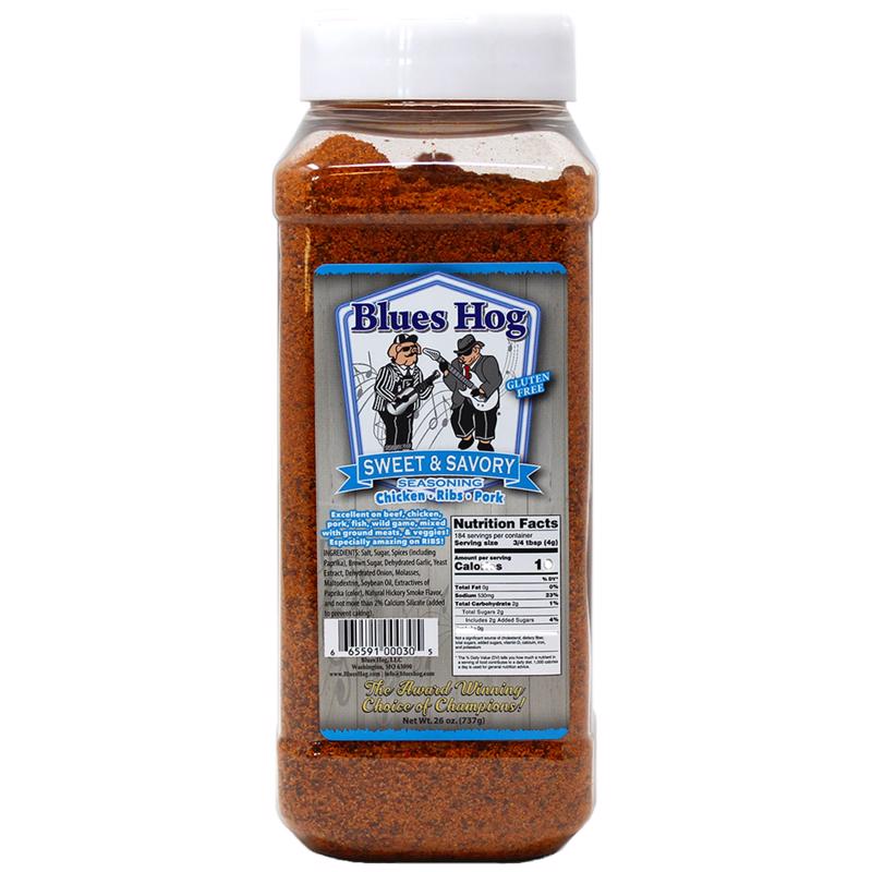 BLUES HOG - Blues Hog Sweet & Savory Seasoning Rub 26 oz