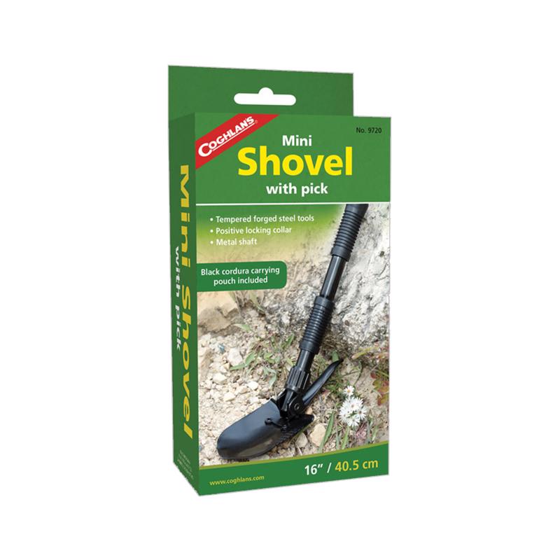 COGHLANS - Coghlan's Black Shovel/Pick 7.625 in. H X 3.875 in. W X 16 in. L 1 pk