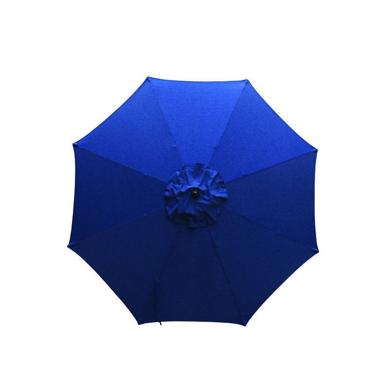 LIVING ACCENTS - Living Accents 9 ft. Tiltable Navy Market Umbrella