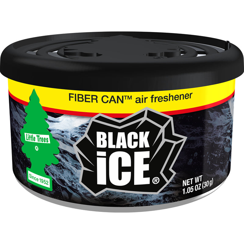 LITTLE TREES - Little Trees Fiber Can Black Ice Scent Air Freshener 1.05 oz Solid
