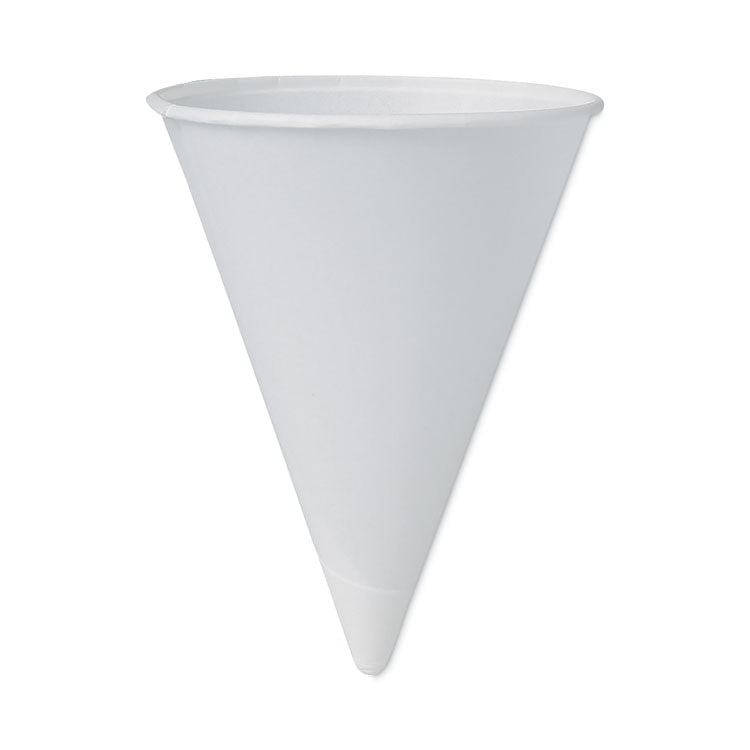 Dart - Cone Water Cups, Cold, Paper, 4 oz, White, 200/Pack