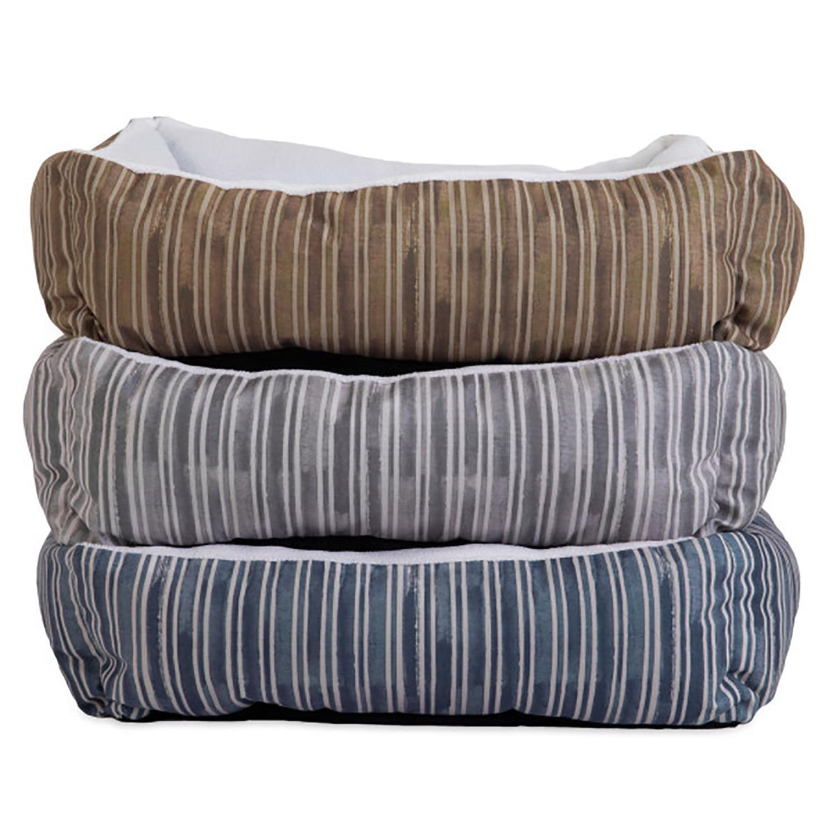 Aspen Pet Multicolored Micro Suede/Polyester Plaid Pet Bed 6 in. H X 20 in. W X 15 in. L - Case of 15