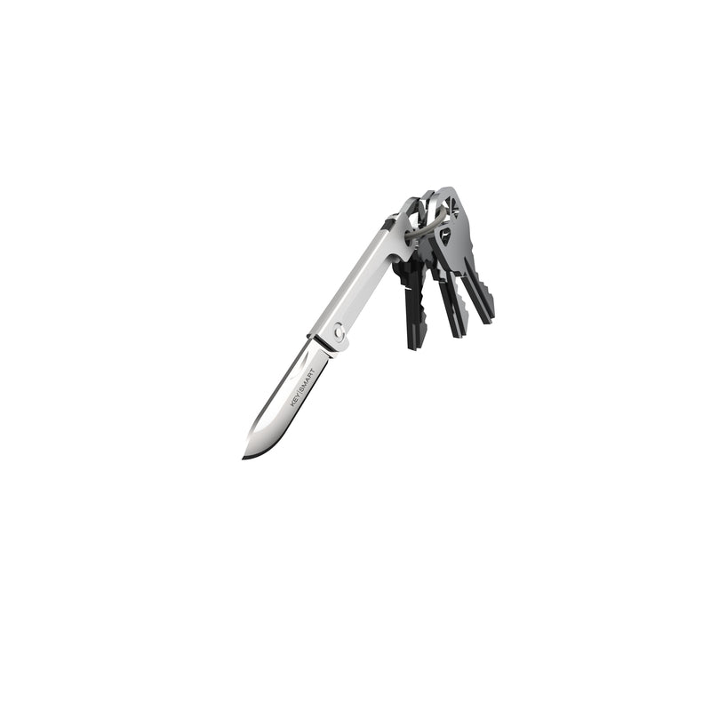 KEYSMART - KeySmart Stainless Steel Silver Mini Knife Key Ring