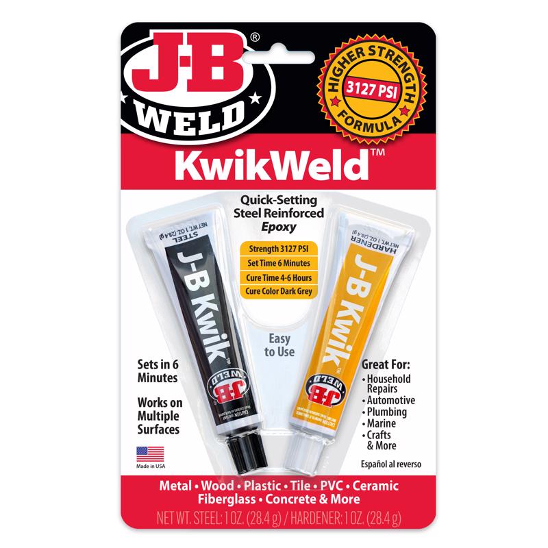 J-B WELD - J-B Weld KwikWeld High Strength Automotive Epoxy Paste 2 oz - Case of 6
