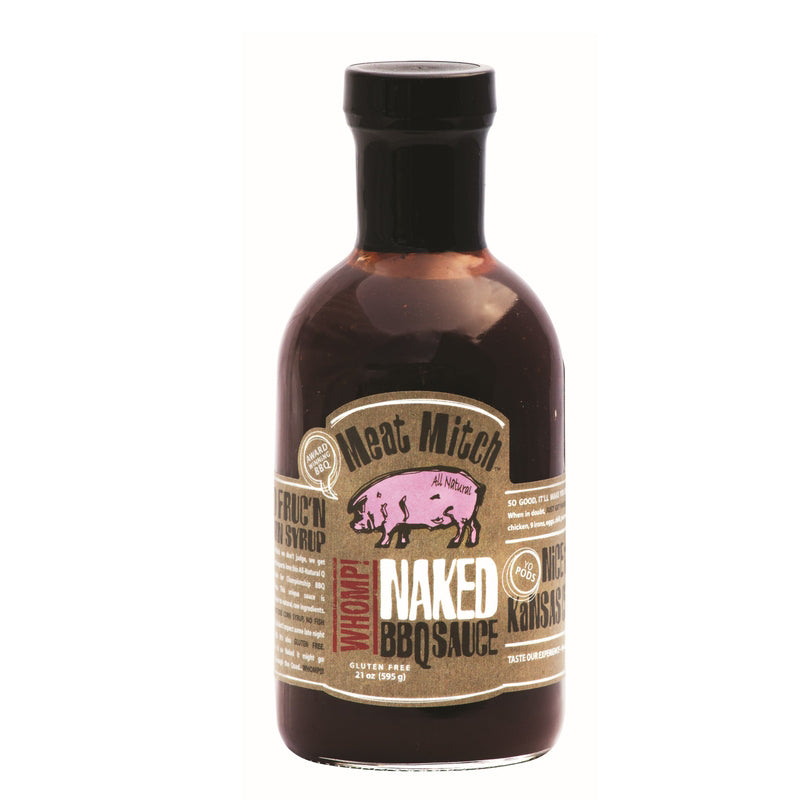 MEAT MITCH - Meat Mitch Naked Whomp BBQ Sauce 21 oz - Case of 6