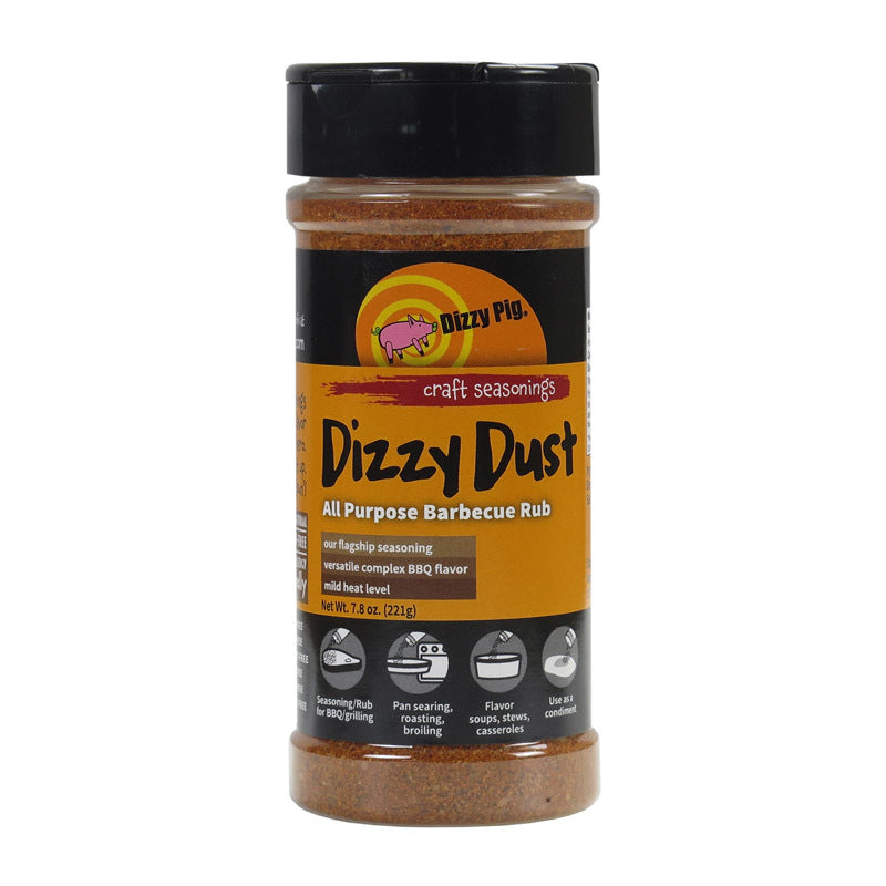 DIZZY PIG - Dizzy Pig Dizzy Dust Regular Grind BBQ Rub 7.8 oz