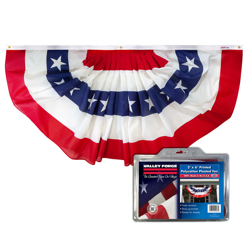 VALLEY FORGE - Valley Forge American Banner 36 in. H X 72 in. W