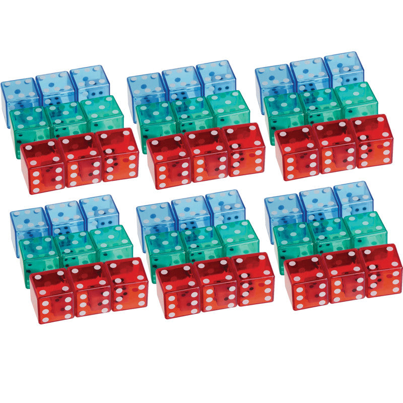 TEACHER CREATED RESOURCES - Dice Within Dice, 9 Per Pack, 6 Packs