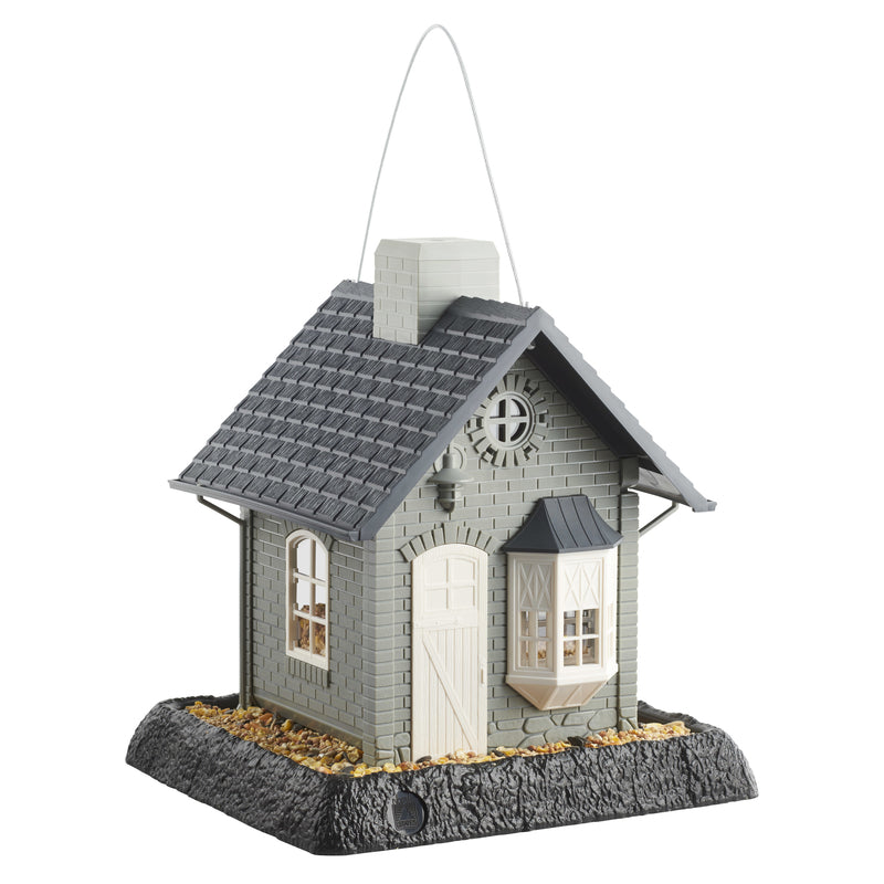 NORTH STATES - North States Village Wild Bird 5 lb Plastic Hopper Bird Feeder 4 ports