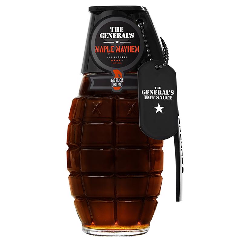 THE GENERAL'S HOT SAUCE - The General's Hot Sauce Maple Mayhem Sauce 6 oz