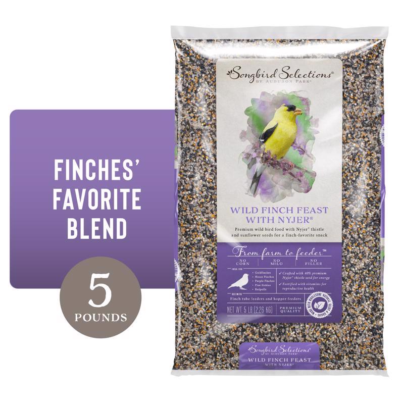 SONGBIRD SELECTIONS - Songbird Selections Wild Finch Feast Wild Bird Seed Wild Bird Food 5 lb