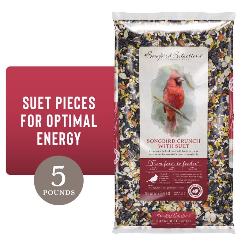 SONGBIRD SELECTIONS - Songbird Selections Songbird Crunch Wild Bird Seed Wild Bird Food 5 lb