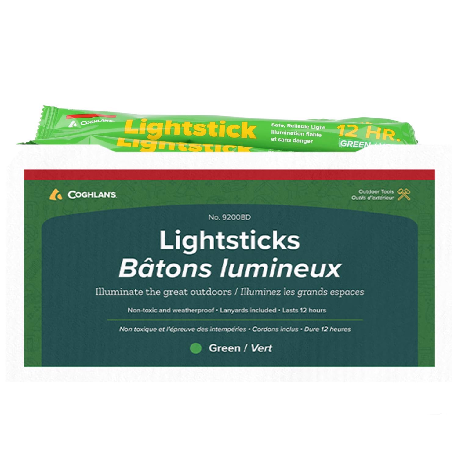 Coghlan's Green Lightsticks 1 pk - Case of 50