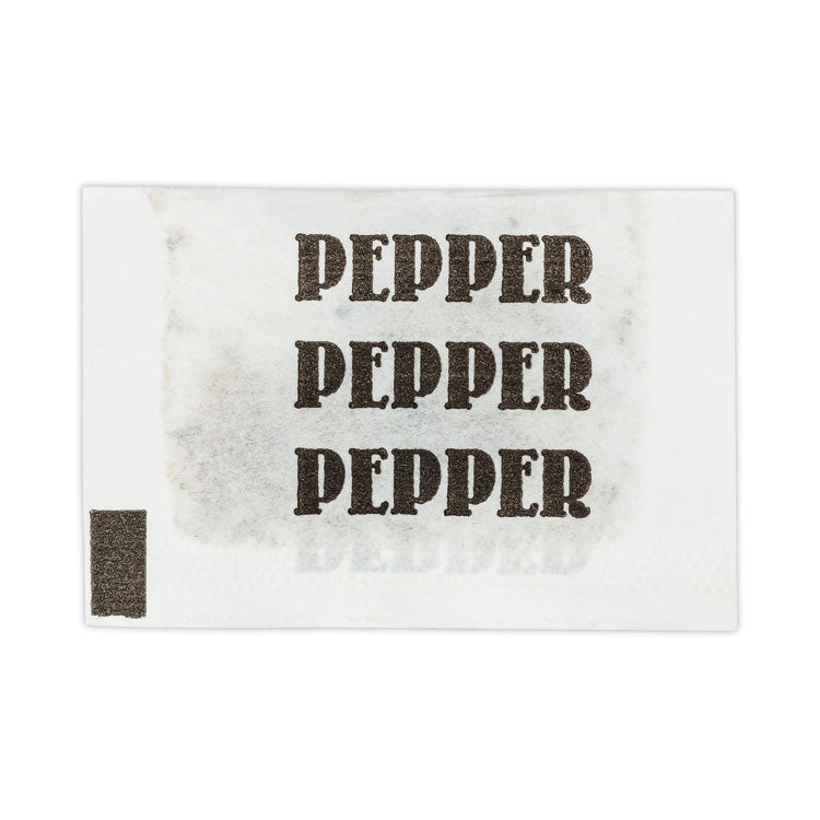 Office Snax - Pepper Packets, 0.1 g Packet, 3,000/Carton