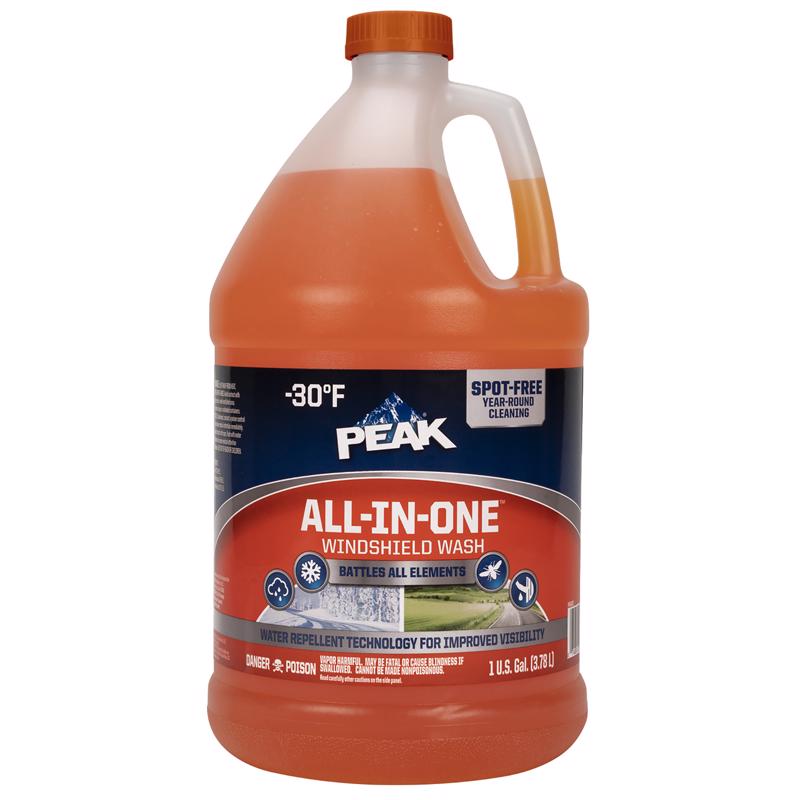 PEAK - Peak All in One -30 deg Windshield Cleaner/De-Icer 1 gal - Case of 6