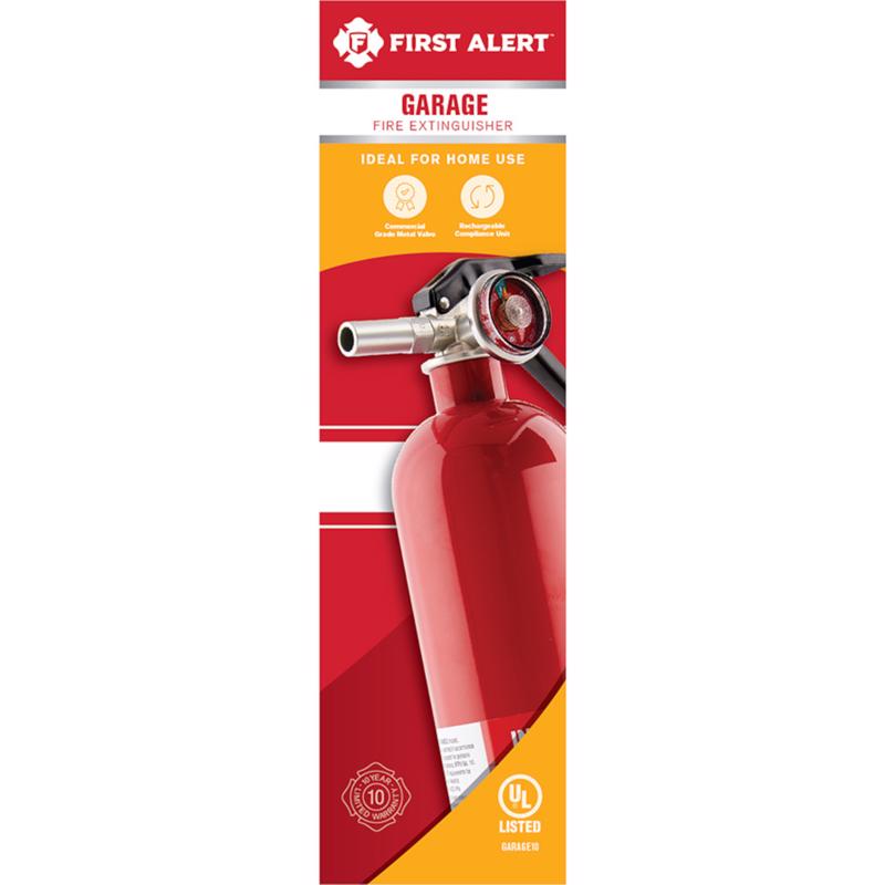 FIRST ALERT - First Alert 2-3/4 lb Fire Extinguisher For Garage OSHA/US Coast Guard Agency Approval - Case of 4