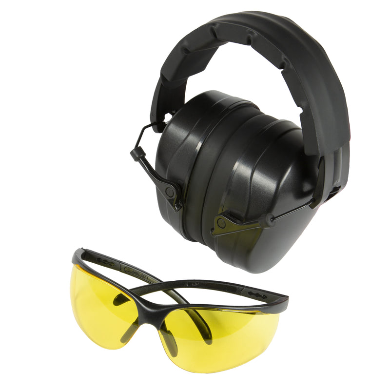 CHAMPION - Champion Black Plastic Passive Muff Hearing Protection 7.50 in.