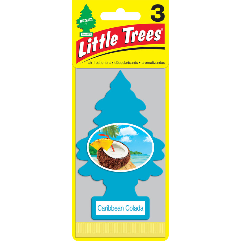 LITTLETREE - Little Trees Caribbean Colada Scent Car Air Freshener Solid - Case of 8
