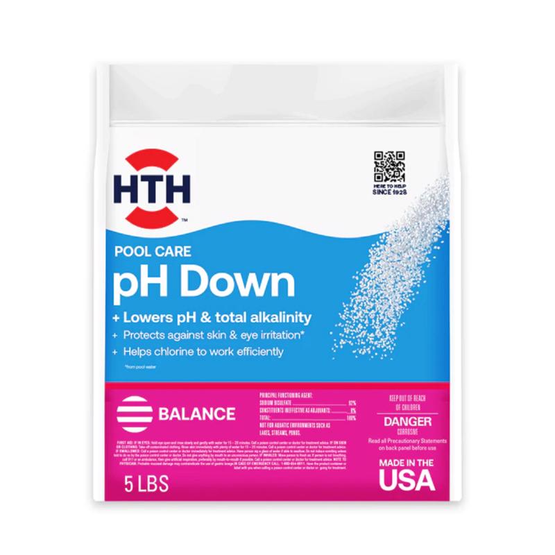 HTH - HTH Pool Care Granule pH Minus 5 lb - Case of 4
