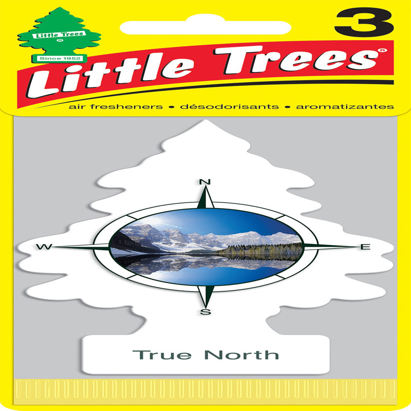 LITTLE TREE - Little Trees True North Scent Car Air Freshener Solid 3 pk - Case of 8