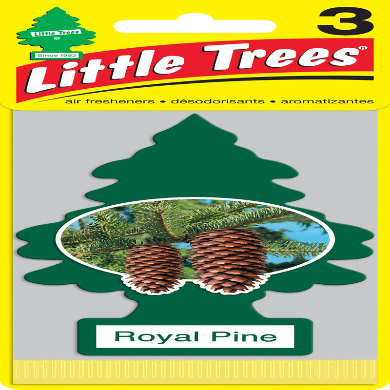 LITTLE TREES - Little Trees Green Royal Pine Air Freshener 3 pk - Case of 8