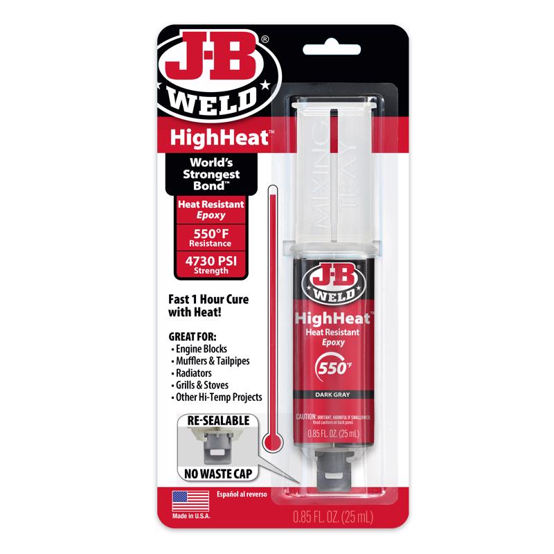 J-B WELD - J-B Weld High Heat High Strength Acrylic Epoxy 0.85 oz