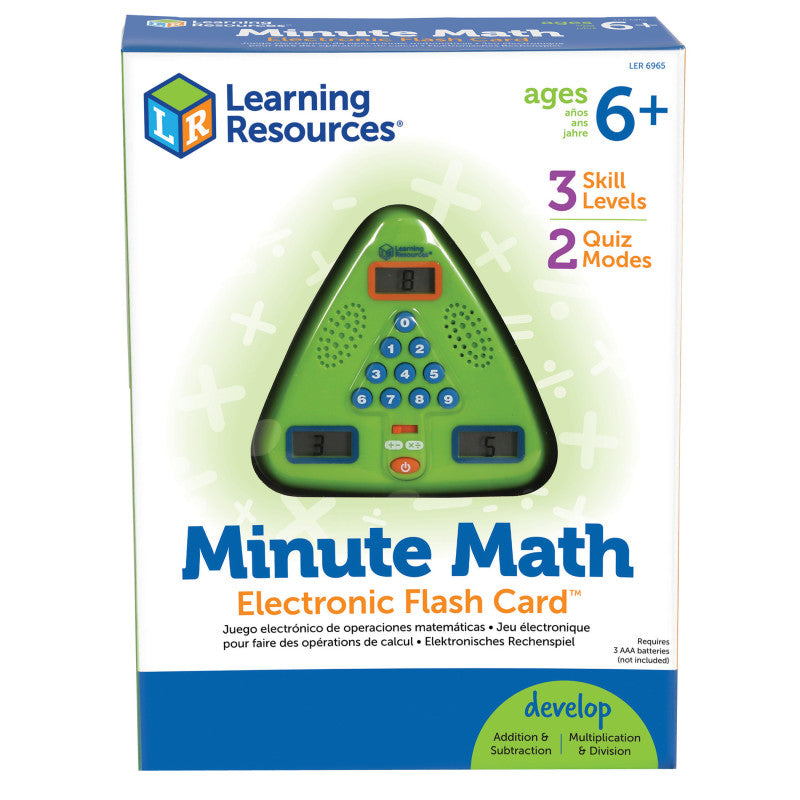 LEARNING RESOURCES - Minute Math Electronic Flash Card