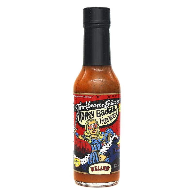 TORCHBEARER SAUCES - Torchbearer Sauces Honey Badger Honey Mustard 5 oz