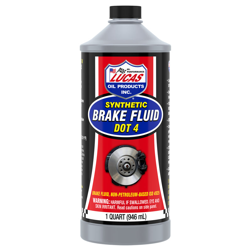 LUCAS OIL PRODUCTS - Lucas Oil Products DOT 4 Brake Fluid 1 qt - Case of 6