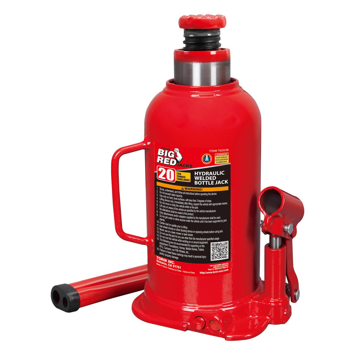 Torin Big Red Hydraulic 40000 lb Automotive Bottle Jack - Case of 2