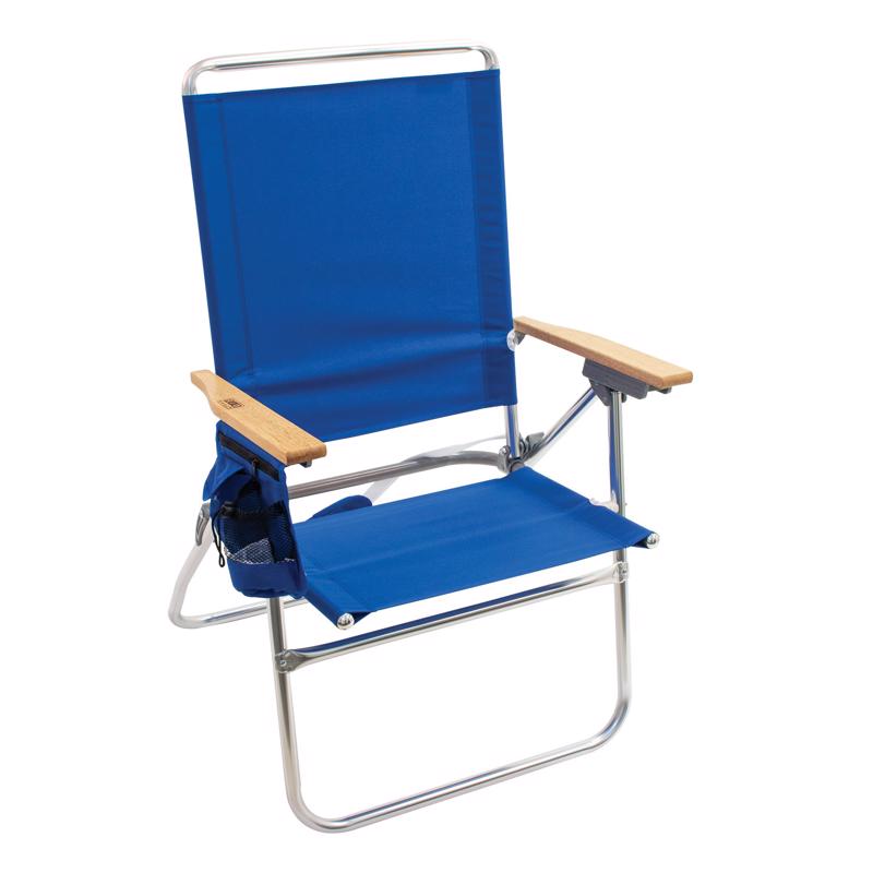 RIO BRANDS - Rio Brands 7-Position Blue Beach Folding Chair
