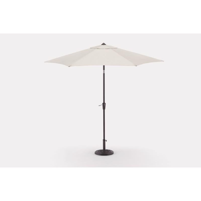 LIVING ACCENTS - Living Accents Wilmette 9 ft. Tiltable Beige Patio Umbrella