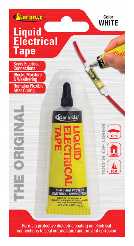 STAR BRITE - Star brite 4 in. W X 7 in. L White Vinyl Liquid Electrical Tape