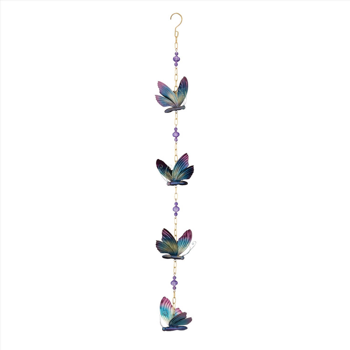 Regal Art & Gift Multicolored Acrylic/Glass/Metal 41 in. H X 4.75 in. L X 4.5 in. W Hanging Ornament - Case of 2
