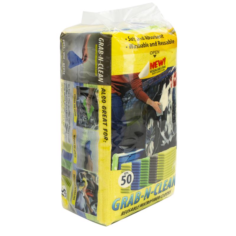 SCHROEDER & TREMAYNE - Schroeder & Tremayne 11.5 in. L X 11.5 in. W Microfiber Cleaning Cloth 50 pk