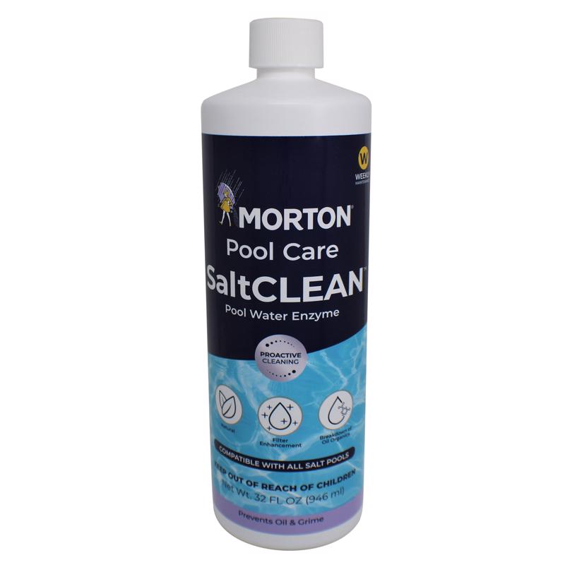 MORTON POOL CARE - Morton Pool Care SaltCLEAN Liquid Enzyme Cleaner 32 oz