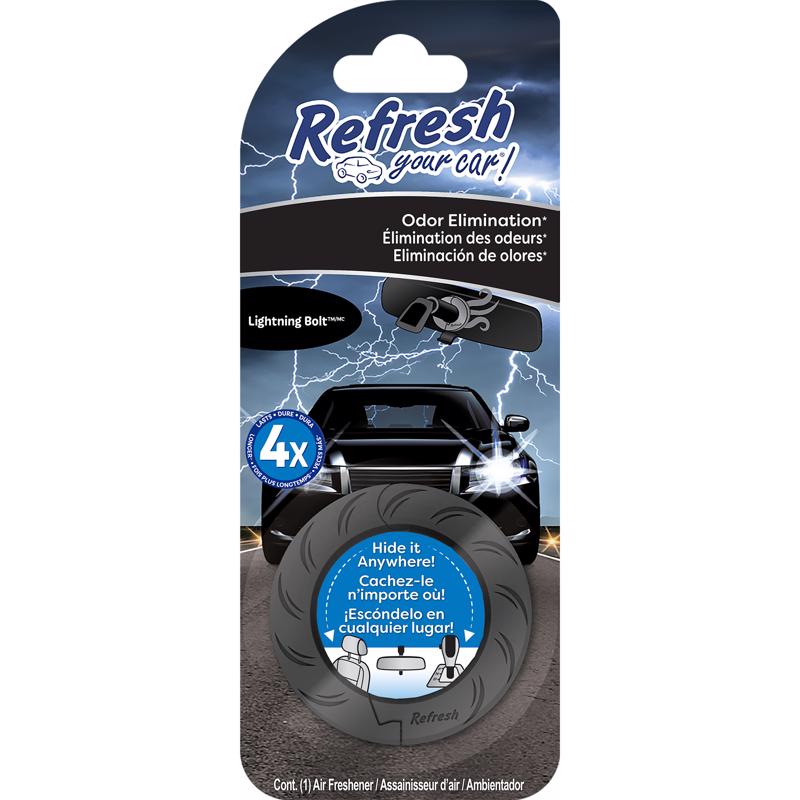 REFRESH YOUR CAR! - Refresh Your Car! Lightening Bolt Air Freshener 1 pk - Case of 6