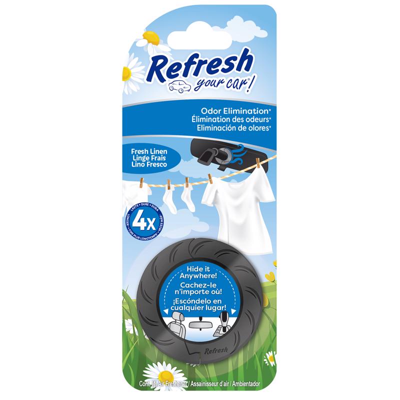 REFRESH YOUR CAR! - Refresh Your Car! Fresh Linen Air Freshener 1 pk - Case of 6