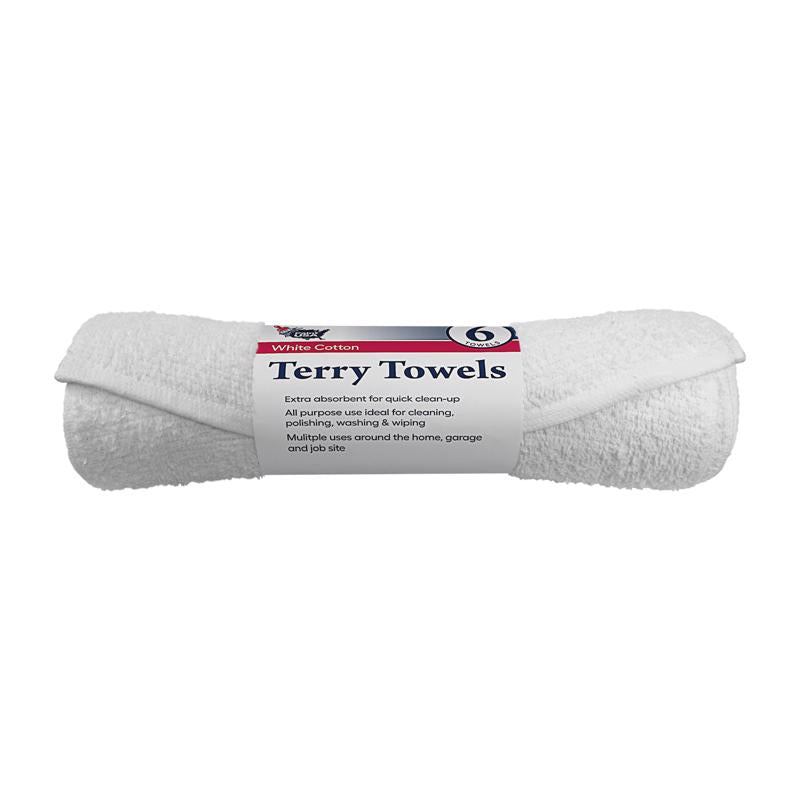 PAINT USA - Paint USA Cotton Terry Terry Towels 14 in. W X 17 in. L 6 pk - Case of 12