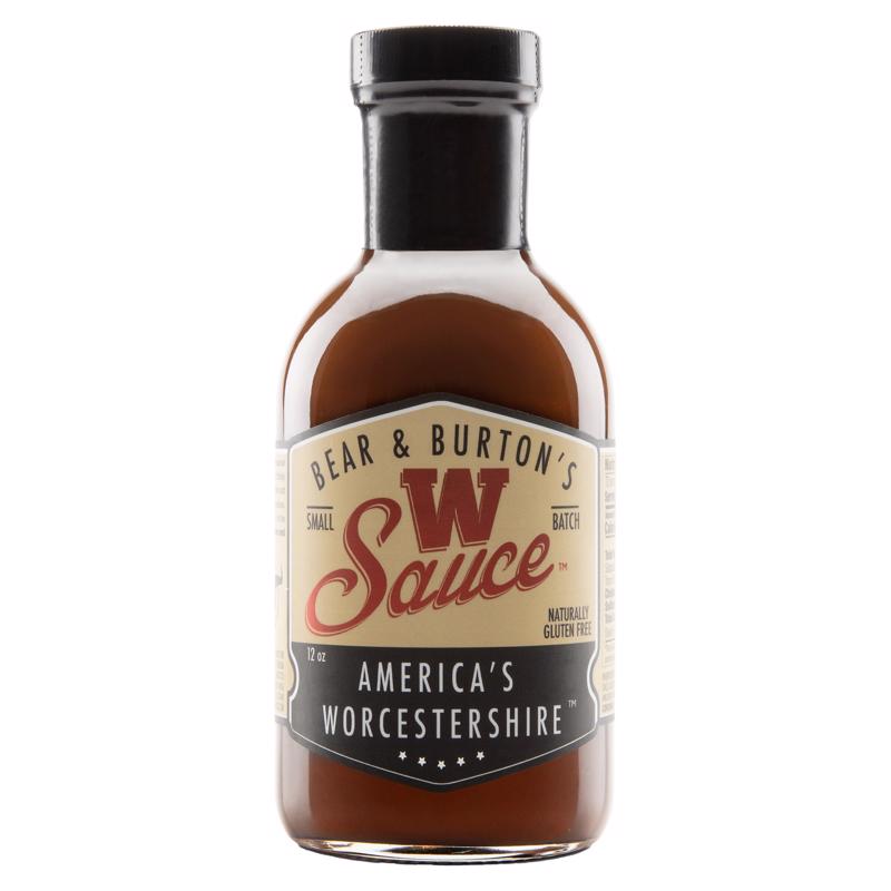 THE W SAUCE - The W Sauce Bear & Burton's America's Worcestershire Sauce 12 oz - Case of 6