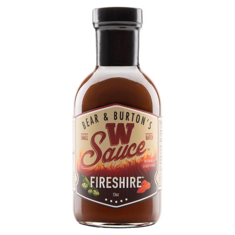 THE W SAUCE - The W Sauce Bear & Burton's Fireshire Sauce 12 oz - Case of 6