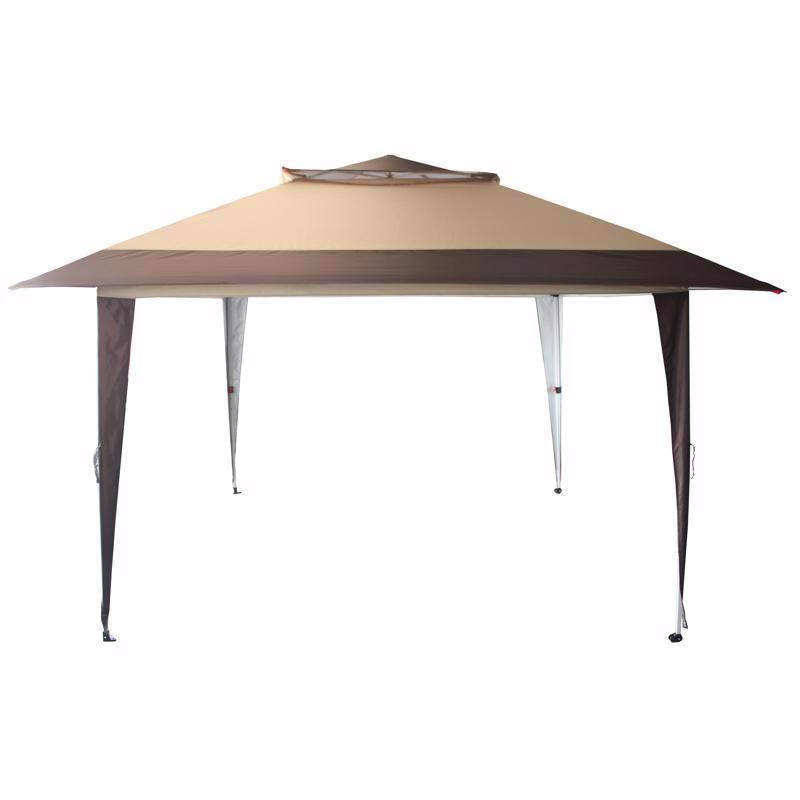 CROWN SHADE - Crown Shade One Touch 150D Polyester Instant Gazebo Deluxe Replacement Canopy Cover 9.3 ft. H X 10 f