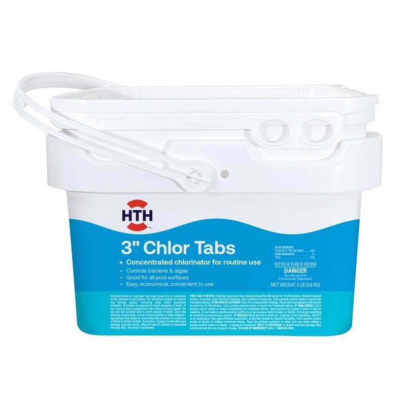 HTH - HTH Pool Care 3" Tablet Chlorinating Chemicals 5 lb [42064]